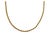 Modern 14k Yellow Gold Twisted Rope Chain Necklace, 18 Inches For Sale - Image 3 of 8