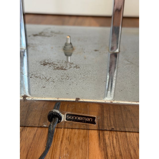 Metal 1980s Robert Sonneman Tall Floor Lamp Pair For Sale - Image 7 of 12