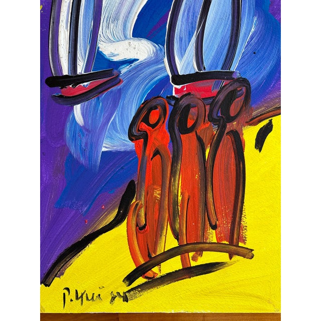 Abstract Expressionism Original 1984 Peter Keil Painting For Sale - Image 3 of 5