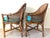Wood Pair McGuire Rattan and Cane Chairs For Sale - Image 7 of 14