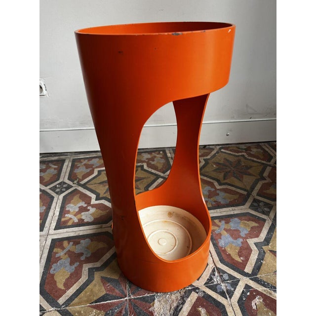 Orange Orange Umbrella Holder from Schönbuch, 1970s For Sale - Image 8 of 10