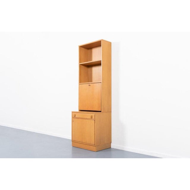 Vintage Swedish Oak Bar Cabinet, 1970s For Sale - Image 10 of 11