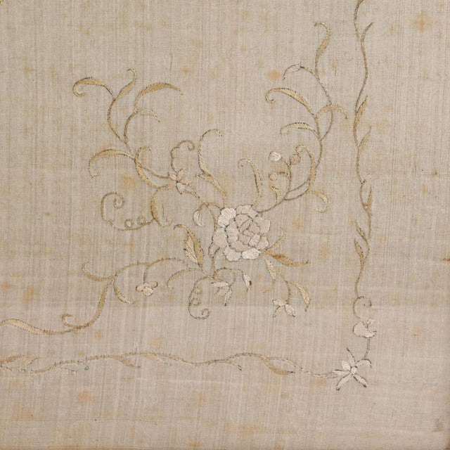 Late 19th Century Framed Chinese Silk For Sale - Image 4 of 12