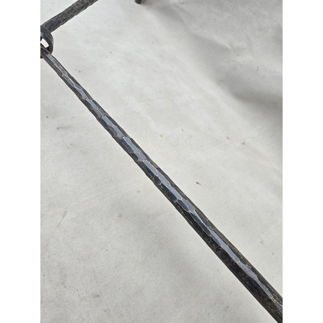 Late 20th Century Hammered Coffee Table in the Style of Giacometti For Sale - Image 12 of 13