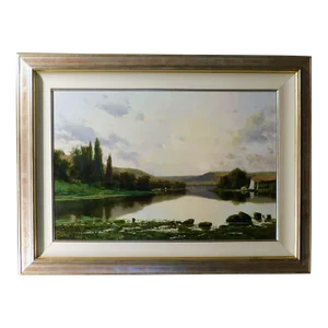 Joan Colomer "Lake Placid" Original Oil Painting on Canvas