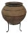 Vintage African Bida Water Vessel on Stand For Sale