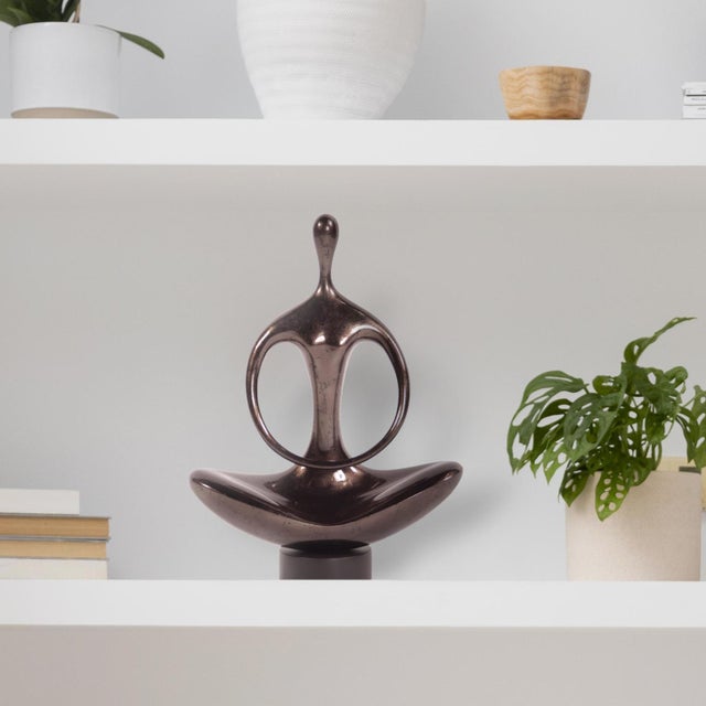 Abstract Yoga Silhouette Sculpture For Sale - Image 9 of 9