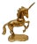 Vintage Brass Unicorn Horse Figurine Model For Sale