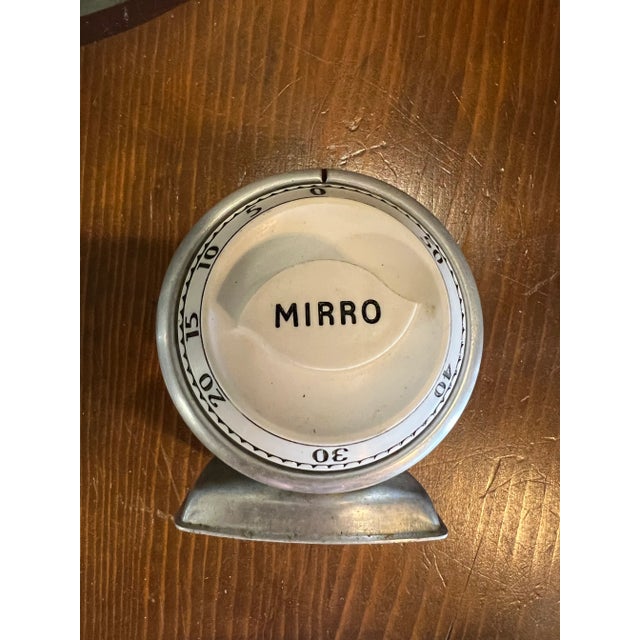 Metal 1950’s Vintage Mirro Matic Kitchen Timer For Sale - Image 7 of 7