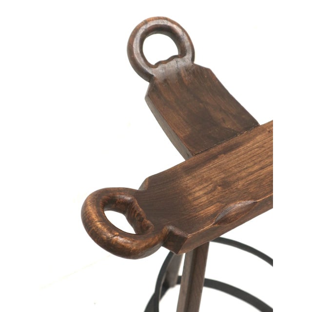 Brown Vintage Spanish Brutalist Marbella Stools from Confonorm, 1970s, Set of 5 For Sale - Image 8 of 8