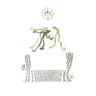 Max Ernst Original Lithograph 1970 Brother and Sister 2 For Sale