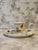 Vintage Bernardaud Limoges Porcelain Candle Holdermade in France. Sweet victorian look with dainty strawberries. Would...