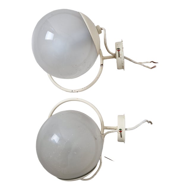 Model 283/1 Wall Lamps by Gino Sarfatti for Arteluce, 1960s, Set of 2 For Sale