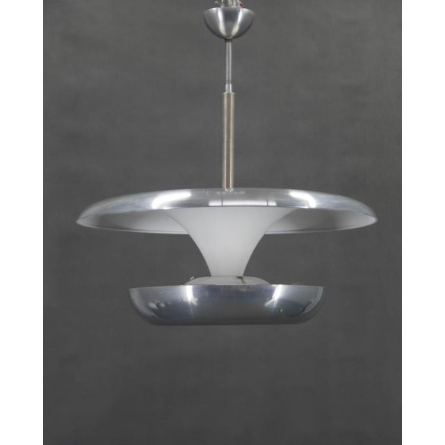 Large Bauhaus Pendant Light attributed to Ias, 1920s For Sale - Image 14 of 15