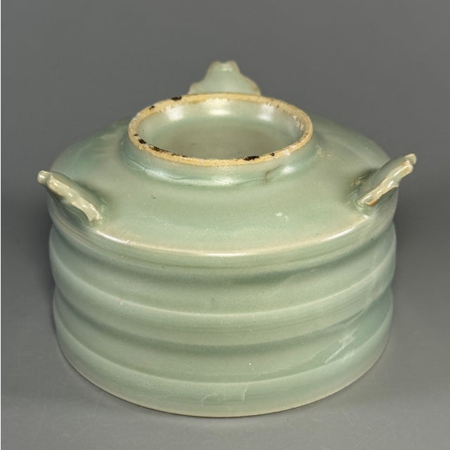15th Century & Earlier China Vintage Longquan Celadon Tripod Censer For Sale - Image 5 of 7
