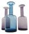 Vintage Gulvvase Vases by Otto Brauer for Holmegaard, Denmark, 1960s, Set of 3 For Sale