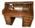 Vintage (Circa 1982) Oak Roll-Top Secretary Desk in Rich, Warm Honey-Brown Finish. For Sale