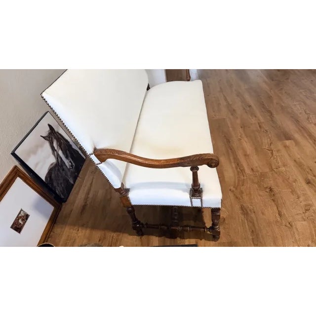 Antique White Sofa For Sale - Image 16 of 18