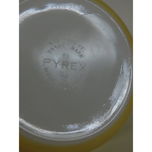 Mid Century Pyrex Town Country Yellow Casserole Dish Cross Stitch Star 4673b For Sale - Image 11 of 15