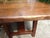1940s Bold Walnut Country Tbl. Seat 8-12 For Sale - Image 9 of 14