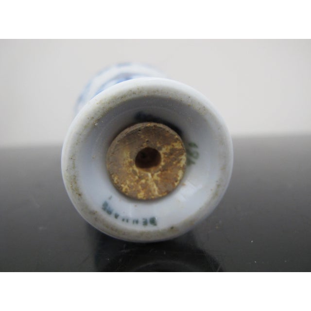 Royal Copenhagen Denmark Plain Blue Fluted Porcelain Single Salt Shaker 480 For Sale In Portland, OR - Image 6 of 7