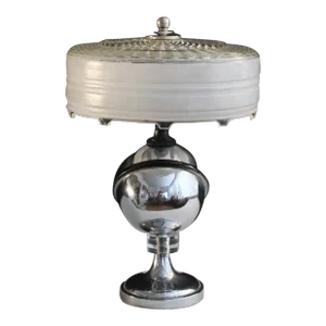 Early 20th Century Chase Metal Works Style Sculptural Lamp