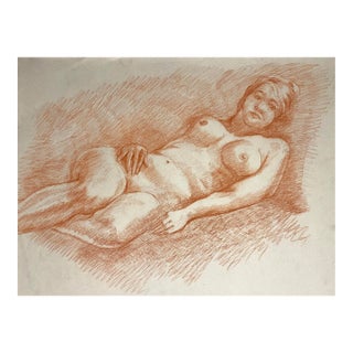 Ron Yrabedra Female Nude Figure Drawing For Sale