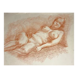 Ron Yrabedra Female Nude Figure Drawing
