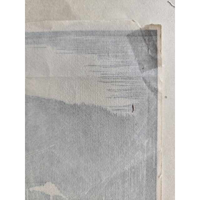 Mid 20th Century Set of 3 Linocut Prints depicting Scenes of Zell Am See Austria by Hans Philipp For Sale - Image 10 of 11