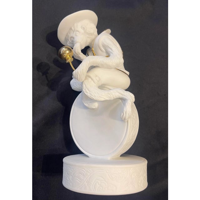 1960s Monkey Singerie Biscuit Porcelaine Jean Boggio by Franz For Sale - Image 11 of 12