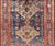 Red Antique Persian Karajeh Rug With Geometric Medallions in Green, Blue, and Red 5'2 X 7'10 For Sale - Image 8 of 14
