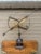Large Classical Iron and Brass Armillary Sphere Garden Sculpture on Stand – English Estate Style For Sale - Image 11 of 12