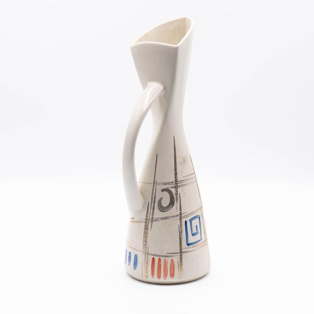 Mid-Century Swirl Vase with Geometric Decor from Dümler & Breiden, 1960s For Sale - Image 10 of 13