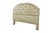 This upholstered King size headboard features a classic arched, serpentine top rail with stepped shoulders and a gently...