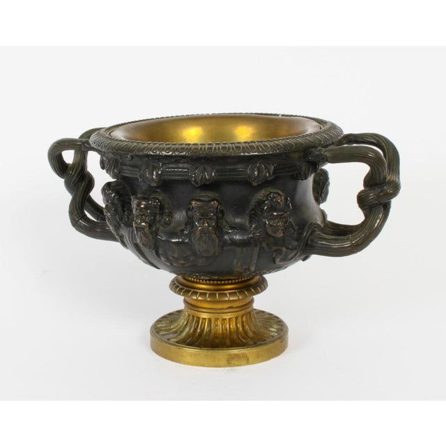 19th Century French Grand Tour Bronze & Ormolu Urn For Sale - Image 6 of 14