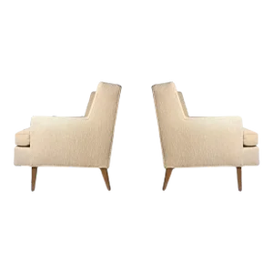 Vintage Lounge Chairs Attributed to Edward Wormley for Dunbar - a Pair