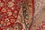 Textile Elegant Floral Pak-Persian Red/Beige Wool Rug - 8'1'' X 9'10'' For Sale - Image 7 of 9