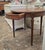 Vintage Round Side Table Tapered Legs For Sale - Image 4 of 11