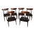 Set of 6 Mid-Century Walnut Dining Chairs by Stanley For Sale