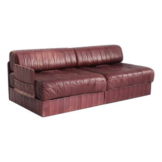 DS 88 Modular Sofa in Patchwork Leather, Switzerland, 1970s, Set of 2 For Sale