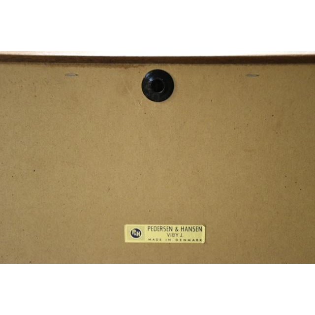 1970s Danish Modern Hanging Mirror by Pedersen & Hansen For Sale In Boston - Image 6 of 6