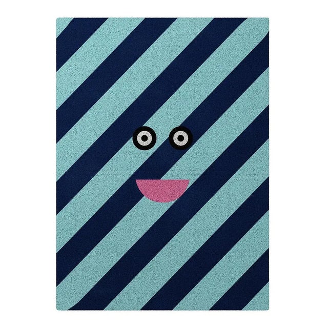 Tapis Kids #02 Modern Stripped Wool Rug by TAPIS Studio For Sale - Image 4 of 4