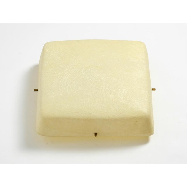 Mid-Century Modern Square Fiberglass Ceiling or Wall Lamp, 1950s For Sale - Image 4 of 18