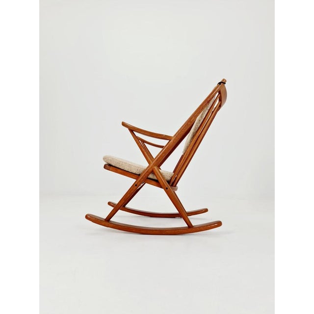 Danish Teak Rocking Chair by Frank Reenskaug for Bramin, 1960s For Sale - Image 4 of 18