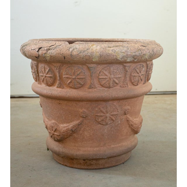 19th Century Pair of Terracotta Planters / Jardinieres For Sale - Image 6 of 9