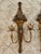 Vintage French Rococo Style Gilt Candle Wall Sconces - A Pair For Sale - Image 4 of 8