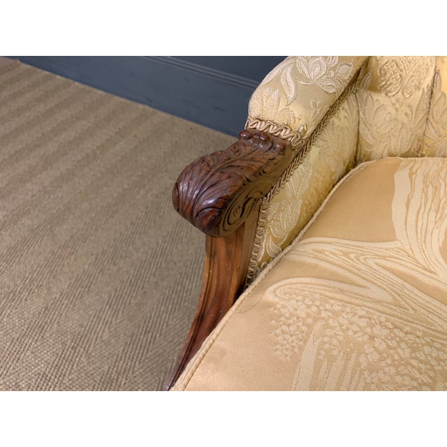 French Upholstered Walnut Salon Suite, 1920, Set of 3 For Sale - Image 12 of 18
