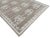 Handmade Cotton Natural Vegetable Dyed, Beige & White Flower / Leaf Patterned Rug/Dhurrie -10'x14' For Sale - Image 6 of 11