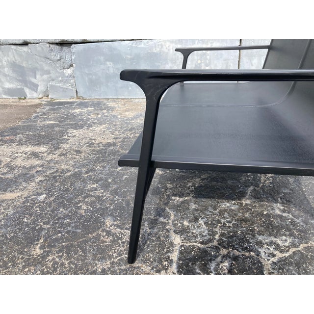 Rén Lounge Chair Two Seater Sofa Stellar Works Space Copenhagen, Oak, Leather For Sale - Image 12 of 12