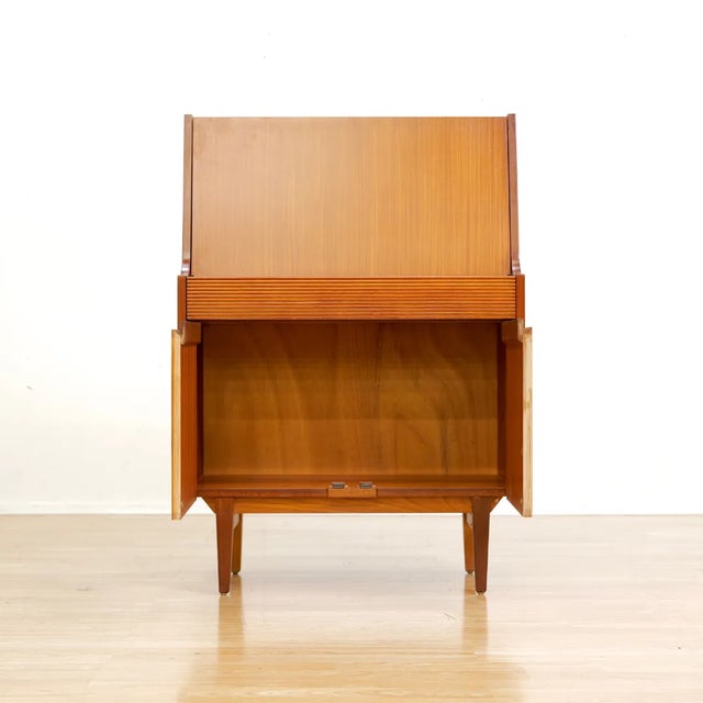 Mid-Century Modern 1960s Mid Century Teak Secretary Desk by Elliots of Newbury For Sale - Image 3 of 9
